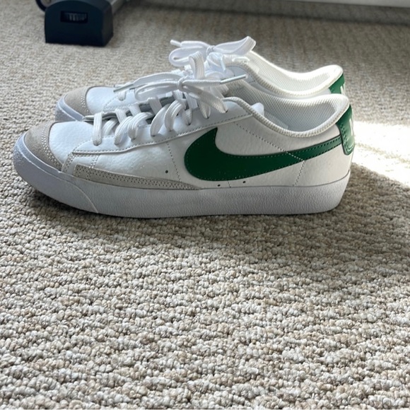 Nike Shoes - Nike White and Green Women's Sneakers